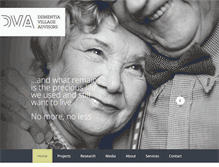 Tablet Screenshot of dementiavillage.com